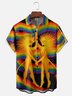 Moisture-wicking LGBT Pride Month Chest Pocket Casual Shirt