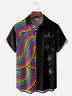 Moisture-wicking LGBT Love Pride Month Chest Pocket Casual Shirt