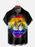 Moisture-wicking LGBT Pride Month Gnome Chest Pocket Casual Shirt
