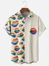 Moisture-wicking LGBT Pride Month Rainbow Lips Chest Pocket Casual Shirt