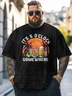 Big Size Men's It's 5 O'clock Loose T-shirt