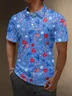 Moisture Wicking Independence Day American Flag Golf Polo