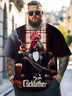 Big Size Men's Chicken Godfather Loose T-shirt
