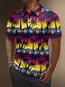 Moisture Wicking Hawaiian Coconut Tree Flowers Gradient Color Golf Polo