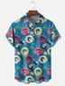 Moisture Wicking Plants Flowers Toucan Chest Pocket Hawaiian Shirt
