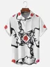 Moisture-wicking Avant-garde Trends Festival Band Art Chest Pocket Casual Shirt