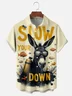 Moisture Wicking Donkey Chest Pocket Hawaiian Shirt