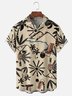 Moisture Wicking Plants Flowers Toucan Chest Pocket Hawaiian Shirt