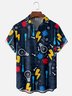 Moisture-wicking Robot Fun Smart Lightning Chest Pocket Casual Shirt