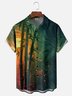 Moisture-wicking Bamboo Gradient Color Chest Pocket Casual Shirt