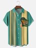 Moisture Wicking Beer Gator Chest Pocket Bowling Shirt