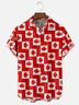Moisture-wicking Canada Day Maple Leaf Plaid Chest Pocket Casual Shirt