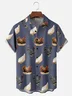 Moisture-wicking Funny Chicken Chest Pocket Hawaiian Shirt