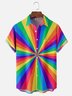 Moisture-wicking LGBT Pride Month Chest Pocket Casual Shirt