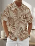 Moisture Wicking Plants Chest Pocket Hawaiian Shirt