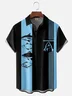 Moisture-wicking Fishes Chest Pocket Bowling Shirt