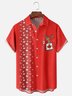 Moisture-wicking Canada Day Art Chest Pocket Bowling Shirt