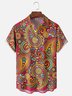 Moisture Wicking Paisley Chest Pocket Hawaiian Shirt