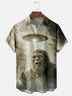 Moisture Wicking UFO Bigfoot Chest Pocket Hawaiian Shirt