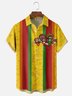 Tall Size Moisture-wicking Cinco de Mayo Chili Chest Pocket Bowling Shirt