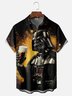 Moisture-wicking Fun Star Beer Wars Chest Pocket Casual Shirt