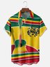 Moisture-wicking Music Festival Guitar Chest Pocket Casual Shirt