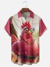 Moisture-wicking Arrogant Rooster Chest Pocket Hawaiian Shirt
