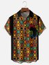 Moisture-wicking Juneteenth African Free Art Chest Pocket Bowling Shirt