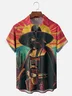 Moisture-wicking Mexican Star Cinco de Mayo Wars Chest Pocket Hawaiian Shirt