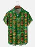 Moisture-wicking Tropical Tiki Chest Pocket Hawaiian Shirt