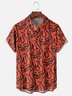 Moisture Wicking Burning Man Chest Pocket Hawaiian Shirt