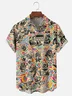 Moisture-Wicking Baseball Game Chest Pocket Hawaiian Shirt