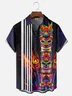 Moisture-wicking Breathable Tiki Chest Pocket Bowling Shirt