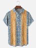 Moisture Wicking Abstract Textured Chest Pocket Hawaiian Shirt