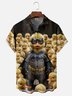 Moisture-wicking Duck Funny Bat Chest Pocket Hawaiian Shirt