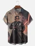 Moisture-wicking Fun Star General Wars Chest Pocket Casual Shirt