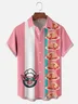 Moisture-wicking BBQ Chef Pig Chest Pocket Bowling Shirt