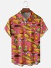 Moisture-wicking Mexican Food Chest Pocket Hawaiian Shirt