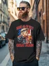 Men's "Make July 4th Great Again" Funny Trump Fitted T-shirts