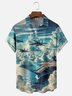 Moisture-wicking Air Force Aircraft Carrier Memorial Day Chest Pocket Casual Shirt