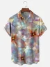 Moisture-wicking Dreamy Floral Chest Pocket Hawaiian Shirt