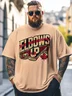 Big Size Men's "ELBOWS UP" Canada Loose T-shirt