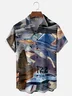 Moisture-wicking Memorial Day Air Force F22 Chest Pocket Casual Shirt