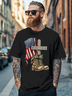 Men's American Flag Memorial Day Fitted T-shirts