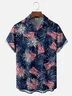Moisture-wicking American Flag National Patriotic Chest Pocket Casual Shirt