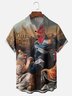 Moisture Wicking Funny Chicken Chest Pocket Hawaiian Shirt