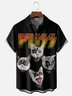 Moisture-wicking Rock Cats Chest Pocket Casual Shirt