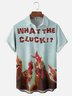 Moisture Wicking Funny Chicken Chest Pocket Hawaiian Shirt