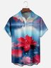 Moisture Wicking Canada Day Maple Leaf Chest Pocket Hawaiian Shirt