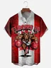 Moisture-wicking Canada Day Elbows Up Chest Pocket Casual Shirt